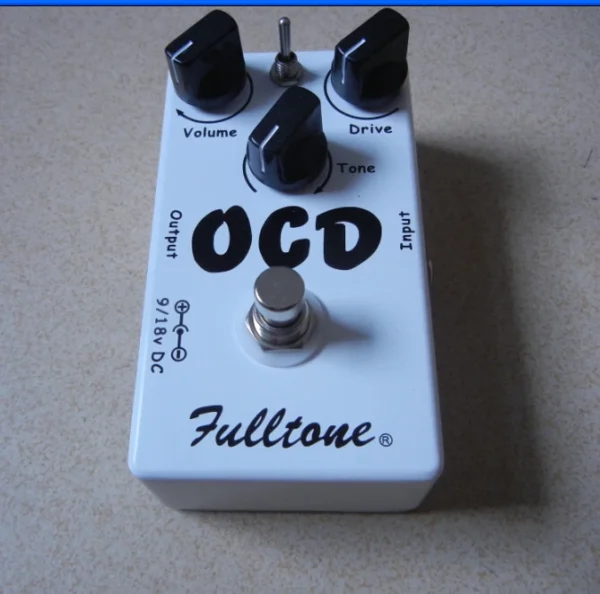 Guitar accessories Clone Fulltone OCD guitar pedal Overdrive Obsessive Compulsive Drive (OCD) Pedal Great tone pedal de guitarra