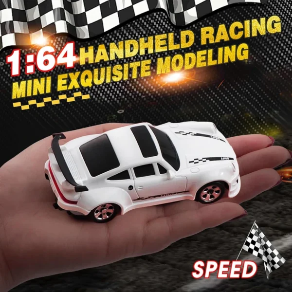 1/64 2.4G High speed Drift Rc Car 4WD Remote Control Car Four Wheel Drive Radio Controlled Mini RTR Racing Model Boy Toy Gift - Image 3
