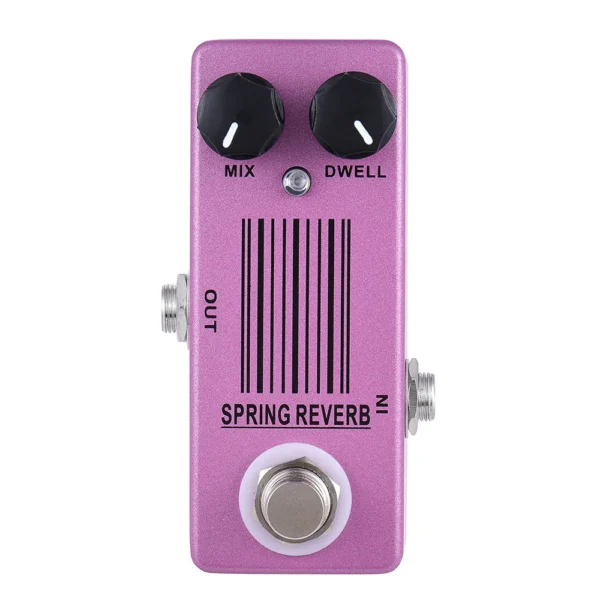 MOSKYAUDIO SPRING REVERB Mini Guitar Effect Pedal MP-51 True Bypass Metal Electric Guitar Effects Processors efeito guitarra