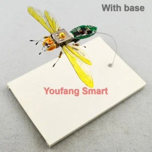 [Wasp with base] STEAM DIY Robotic Insects Science Invention Electronic Animal for School Competition Non-soldered DIY Kit Stem Toys Robot Animal