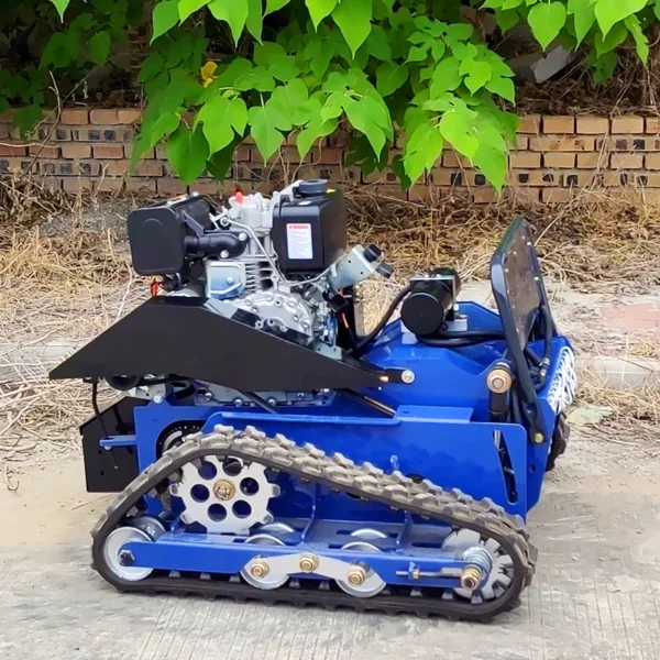 AWY-550SPRO: Customized 2025 China Factory Direct Supply Rubber Crawler Robot Self Propelled Garden Remote Control Lawn Mower for Sa - Image 4
