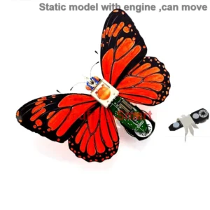 [Butterfly engine] STEAM DIY Robotic Insects Science Invention Electronic Animal for School Competition Non-soldered DIY Kit Stem Toys Robot Animal