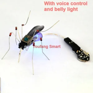 [Voice and light] STEAM DIY Robotic Insects Science Invention Electronic Animal for School Competition Non-soldered DIY Kit Stem Toys Robot Animal