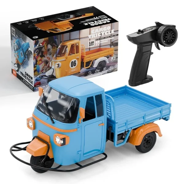 New Arrival 1:10 Piaggio 3-Wheel Remote Control Car Rear-Drive High-Speed Rc Car Full Proportion Remote Model Vehicle - Image 5