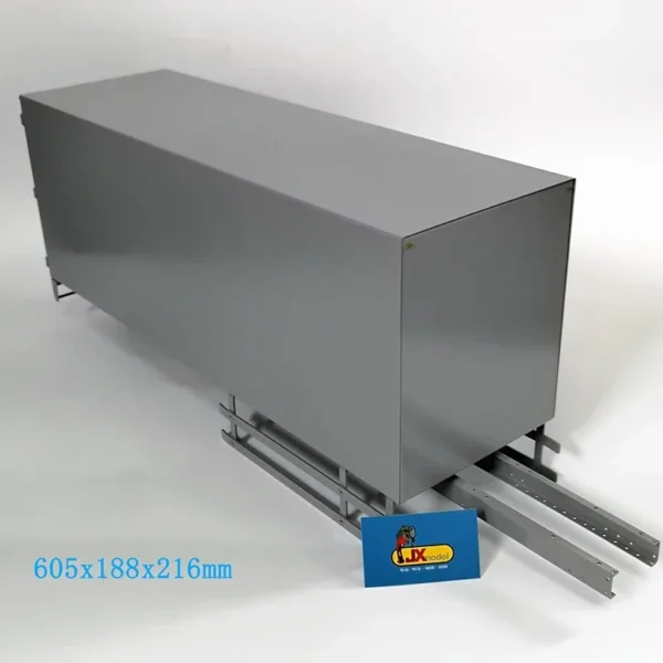All Metal Closet Compartment Container for 1/14 Tamiya RC Truck Trailer Tipper Scania MAN Benz Actros Volvo Car Diy Parts - Image 4