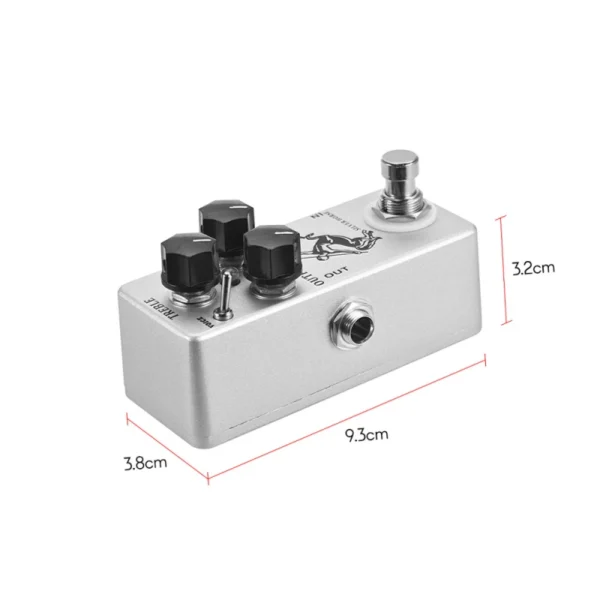 MOSKYAudio Golden Horse Guitar Overdrive Effect Pedal Full Metal Shell True Bypass - Image 6