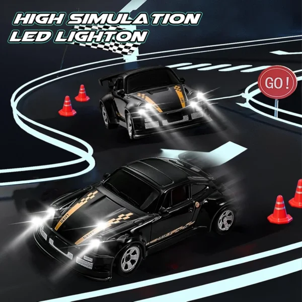 1/64 2.4G High speed Drift Rc Car 4WD Remote Control Car Four Wheel Drive Radio Controlled Mini RTR Racing Model Boy Toy Gift - Image 2