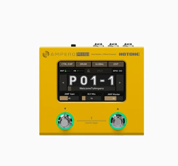 Hotone ampero mini ultra compact amp modeler & effects processor with the dual-core digital signal processing platform - Image 6