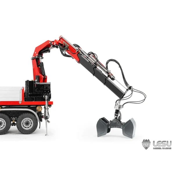 Clamshell Grab Bucket for Tamiya 1/14 RC Truck Unloading Rotating Shell Bucket 1:14 RC Tractor Trailer Excavator LESU DIY Parts - Image 6