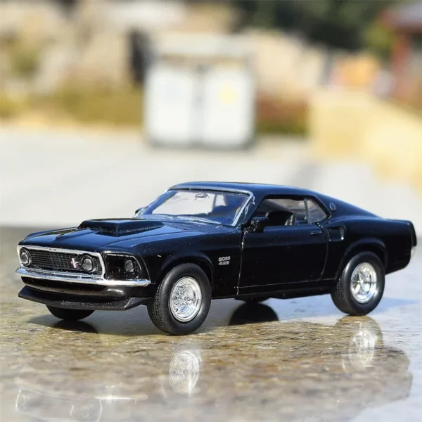 WELLY 1:36 Ford 1969 Mustang Boss 429 Alloy Sports Car Model Diecasts Metal Toy Racing Car Model Simulation Kids Gift Decoration - Image 4