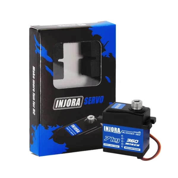 [INJS2065-360 Servo] INJORA INJS2065-360 Waterproof 7KG Winch Servo & Tow Truck Crane Kit for 1/18 TRX4M