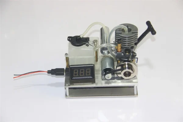 15-level Methanol Engine Modified Gasoline DIY Micro Mini Gasoline Engine DC Generator Fuel Model