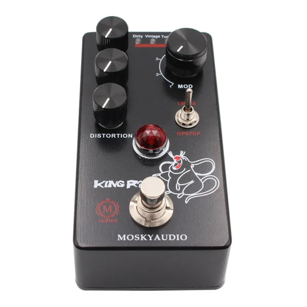 MOSKYAUDIO KING RAT Guitar Effects Pedal True Bypass Pedal Guitarra Fuzz Distortion for Electric Guitar Accessories - Image 4