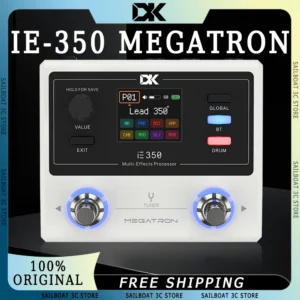 DK iE-350 MEGATRON Electric Guitar Integrated Effect Rechargeable Drum Machine Customized Bluetooth Pocket Digital Effect Devic