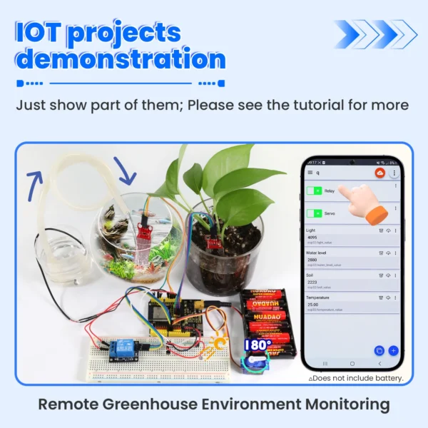 Keyestudio Complete ESP-32 IOT Electronic Engineering Learning Maker Kit+42 Projects Tutorial For Arduino ESP32 C++ Programming - Image 4