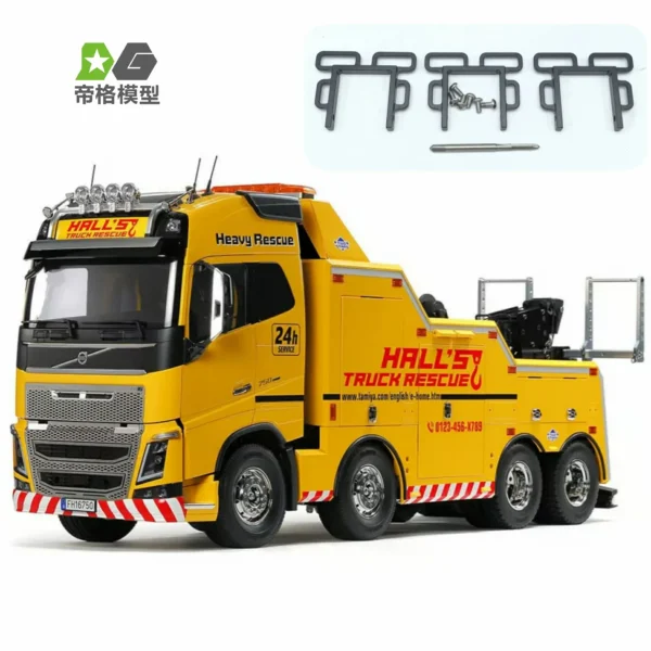 Iron Chain Rope Position Bottom for Tamiya 1/14 RC Truck Volvo 56362 RC Wrecker Cord Position 1/14 RC Tractor Trailer DIY Parts