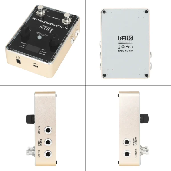 XS-04: IRIN Looper Drum Pedal Electric Guitar Effect Pedal 160 Minutes Recording Time 44.1kHz/24bit Phrase Loop Guitar Accessories - Image 4