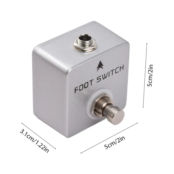 MOSKYAUDIO Footswitch Amp Channel Footswitch Locking and Memory Function Aluminum Alloy 6.35mm Mono Output Latching - Image 4