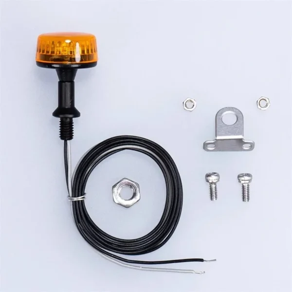 1pcs-2RL-012: LED 1pcs ABS Warning Light Rotating Lamp for 1/14 Tamiya RC Truck Scania BENZ VOLVO MAN Diy Parts
