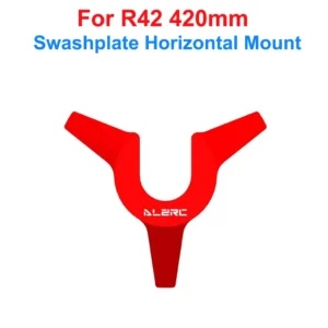 [Horizontal Mount] ALZRC DIY R42 FBL KIT RC Helicopter Replacement Parts R42 Fiberglass Painting Canopy Yellow Orange /R42 Tail Belt Tension Ring