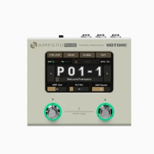 Hotone ampero mini ultra compact amp modeler & effects processor with the dual-core digital signal processing platform