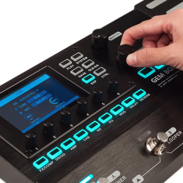 JOYO GEM BOX III Guitar Multi Effects Processor with Expression Pedal 157 Effects IR Cab Simulation Guitar Bass Amp Modeling - Image 5