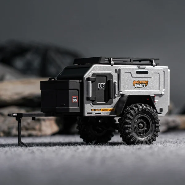 INJORA Off-Road Camping Trailer for 1/18 1/24 RC Crawlers TRX4M SCX24 - Image 6