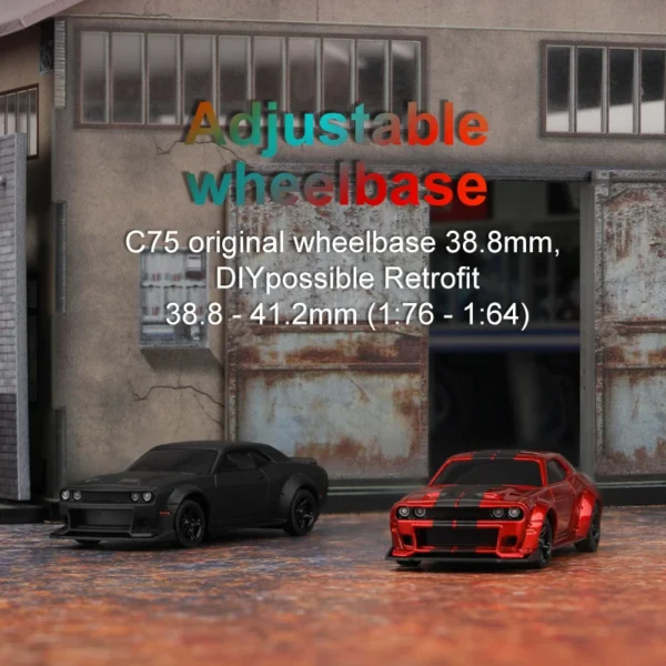 Turbo Racing 1:76 C75 On Road Car Radio Full Proportional Remote Control Toys RTR Kit For Kids and Adults - Image 2