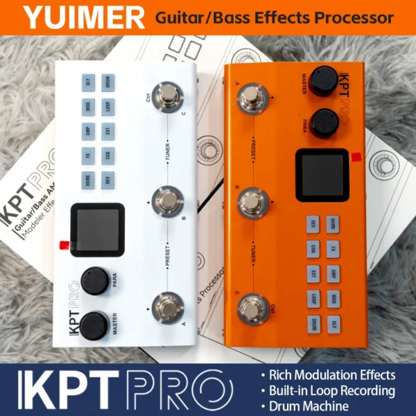 KPT PRO Multi-Effects Pedal Upgraded Version from YUIMER Factory Previously Known as TANK-G And TANK-B - Image 5