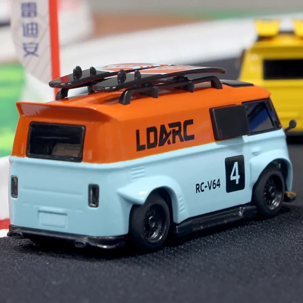 LDARC V64 1/64 MINI RC Simulated Electric Remote Control Model Car Tabletop Bus Vehicle RTR 2.4GHz Adults Children's Toys - Image 2