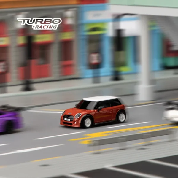 Turbo Licensed Mini Cooper F56 3 Door Hatch 1/76 Radio Control Racing RC Car RTR Kit For Kids and Adults Gift - Image 4