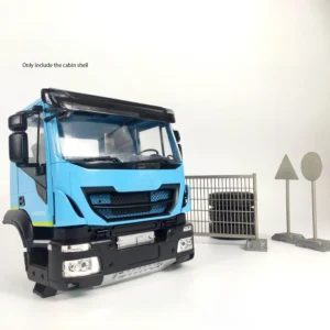 [Blue] RC Parts Car Cabin Body Shell for 1/14 Scale RC Truck Tamiyaya Tipper Dumper Car Vehicle Model Accessories Toys TH21808-SMT1
