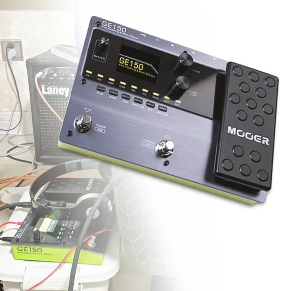 MOOER GE150 Guitar Pedal Multi-effects Amp OTG Looper 151 Effects Tap Tempo Guitar Accessories