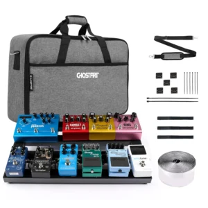 Ghost Fire Customized Unique Foot Stand Guitar Pedal Board Case SPL-04 Pedalboard Guitar Effect Pack With Carry Bag