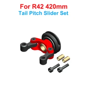 [Pitch Slider Set] ALZRC - R42 FBL KIT RC Helicopter DIY R42 Helicopter Replacement Parts R42 Tail Pitch Slider Set R42 Plastic Bell Crank Lever