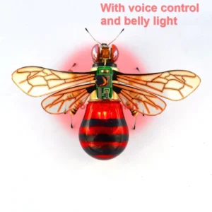 [Voice and light] STEAM DIY Robotic Insects Science Invention Electronic Animal for School Competition Non-soldered DIY Kit Stem Toys Robot Animal
