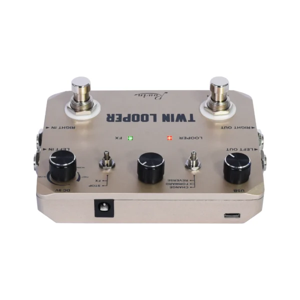 Rowin LTL-02 Twin Looper Pedal Upgrades Looper Pedals For Electric Guitar 10 Min Looping Unlimited Undo/Redo Function 11 Types - Image 3