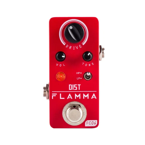 FLAMMA FC06 Distortion Guitar Pedal Electric Guitar Distortion Effects Mini Pedal True Bypass with Power Supply - Image 3