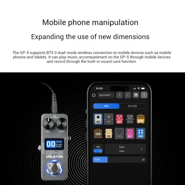 Valeton GP-5 Electric Guitar Integrated Effect Device Processor/NAM&IR Loader Third-party Supports Loading Enclosure IR Files - Image 3