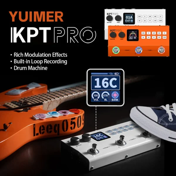 KPT PRO Multi-Effects Pedal Upgraded Version from YUIMER Factory Previously Known as TANK-G And TANK-B - Image 3