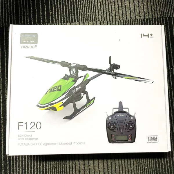 YUXIANG F120 BNF (Without Remote Controller ) 6CH 3D6G Brushless Flybarless RC Helicopter Compatible With FUTABA S-FHSS - Image 2