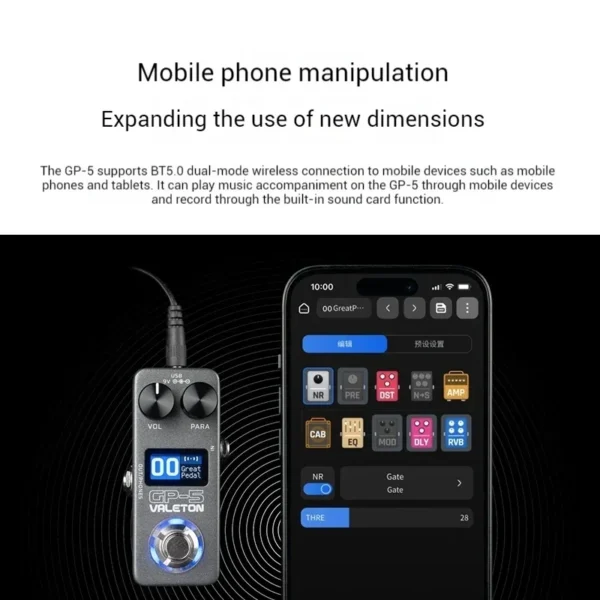 Valeton GP-5 Electric Guitar Integrated Effect Device Processor/NAM&IR Loader Supports Loading Enclosure Third-party IR Files - Image 4
