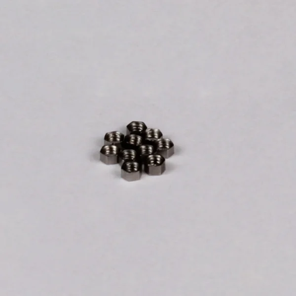 10pcs Stainless Steel 1.6/1.2 Hexagon Screw Nut for 1/14 Tamiya RC Truck Scania 770S MAN Actros 3363 Volvo LXY Car Diy Parts - Image 3