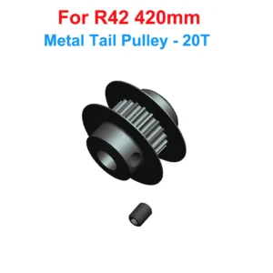 [20T Tail Pulley] ALZRC - R42 FBL KIT RC Helicopter DIY R42 Helicopter Replacement Parts R42 Tail Pitch Slider Set R42 Plastic Bell Crank Lever