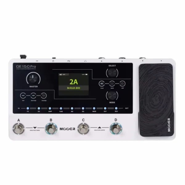 MOOER Multi Effects Guitar Pedal GE150 Pro Guitar Amp Modelling with 4 Footswitches IR Loader Guitar Accessories - Image 5
