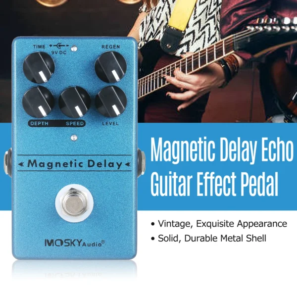 MOSKYaudio Delay Echo Effect Pedal Guitar Effects Delay Effect Pedal - Image 2