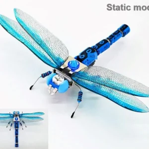 [Dragonfly static] STEAM DIY Robotic Insects Science Invention Electronic Animal for School Competition Non-soldered DIY Kit Stem Toys Robot Animal