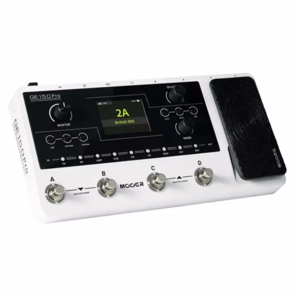 MOOER Multi Effects Guitar Pedal GE150 Pro Guitar Amp Modelling with 4 Footswitches IR Loader Guitar Accessories - Image 2
