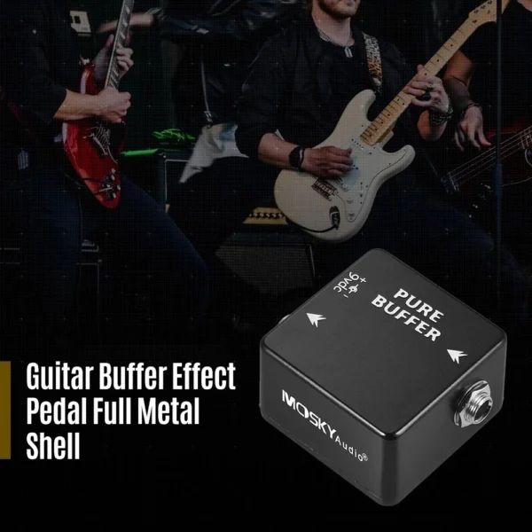 MOSKYAudio PURE BUFFER Guitar Buffer Effect Pedal Full Metal Shell - Image 2