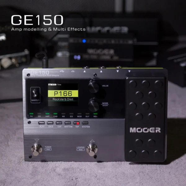 MOOER GE150 Electric Guitar Amp Modelling Multi Effects Pedal Portable Multi Effects Processor with Expression & IR Loading - Image 5